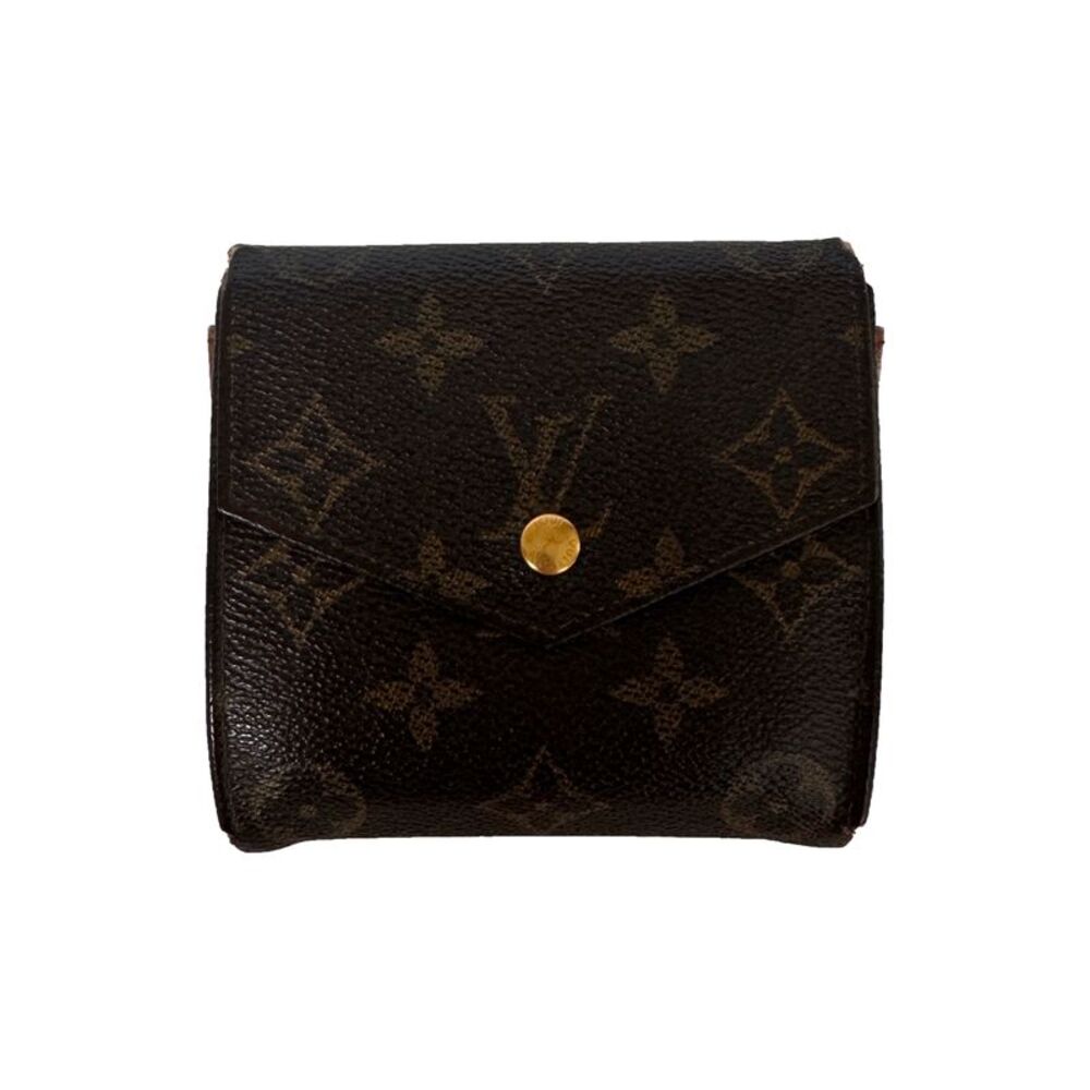 Louis Vuitton W Hook Wallet Monogram Beige Monogram Canvas - Picture 1 of 10